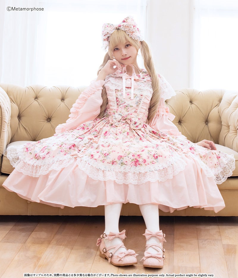 Florence Medium Length JSK with Cape by Metamorphose Temps de Fille