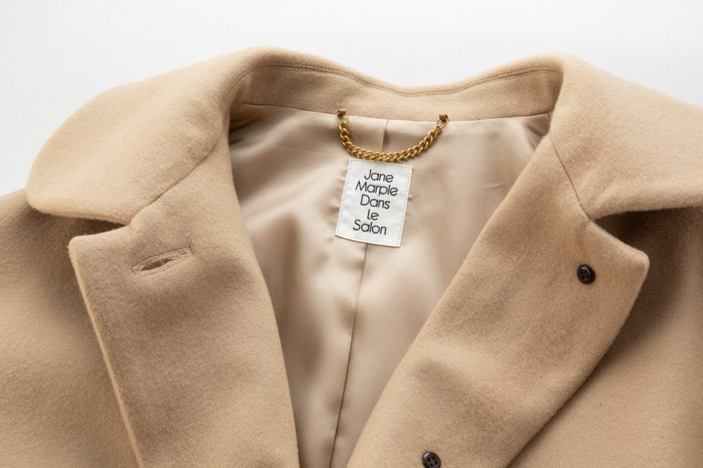 Lamb Melton Round Collar Coat by Jane Marple