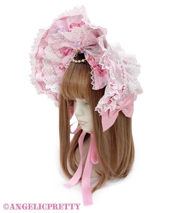 Angelic pretty happy cakes ジャンパスカードボンネット Happy Cakes Half Bonnet by Angelic Pretty