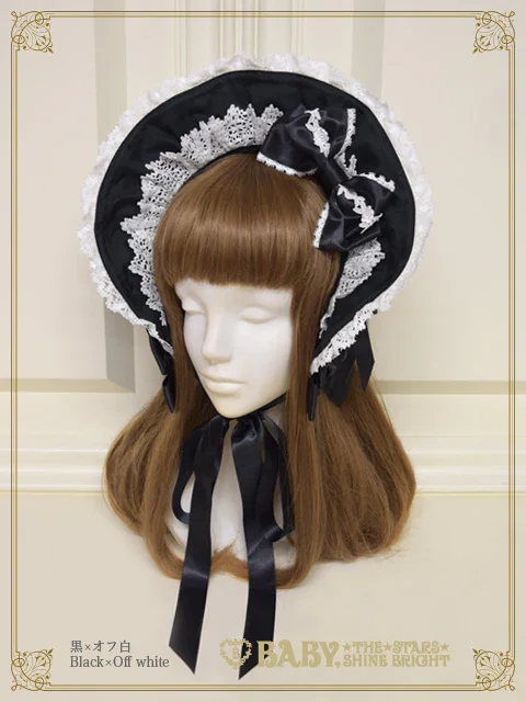 Rose Doll ハーフボンネット エンジ ベイビーザスターズシャインブライト Rose Doll Half Bonnet by Baby, the Stars Shine Bright