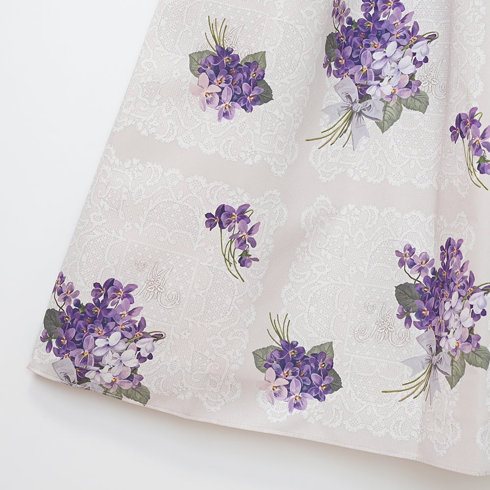 Violet Lace Square Collar OP (2025) by Melody BasKet