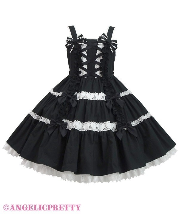 ワンピース AP Shoulder Ribbon JSK (2026) Shoulder Ribbon JSK (2023) by Angelic Pretty