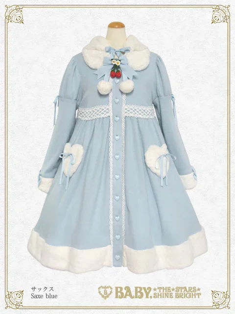 Swinging Strawberry Bunny Ear Coat OP by Baby, the Stars Shine Bright
