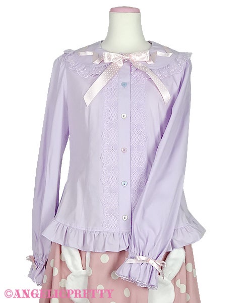 Twirling Ribbon Blouse by Angelic Pretty