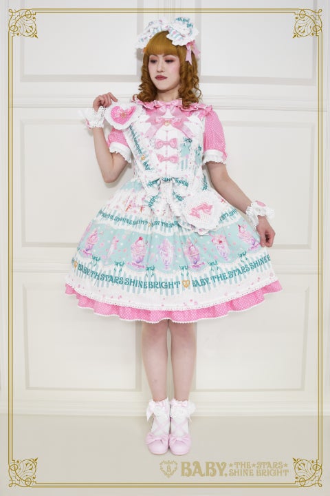 Sweetheart Parfaiteria Scallop JSK by Baby, the Stars Shine Bright