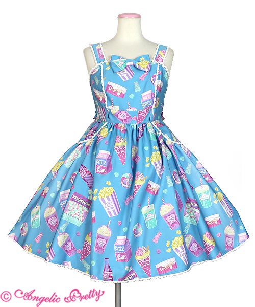 Angelic Pretty♡Fancy Candy JSK +バレッタ シロ Fancy Candy JSK by Angelic Pretty