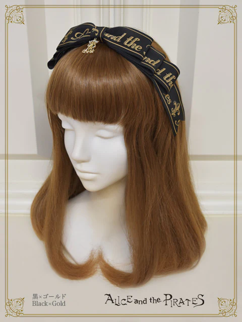 A/P Logo Ribbon Center Head Bow (2026) by Alice and the Pirates