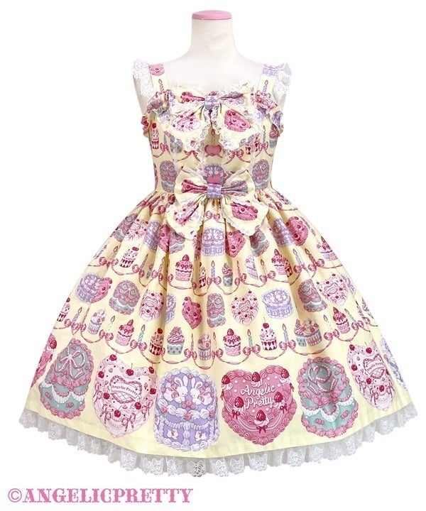 Happy Cakes Ribbon JSK by Angelic Pretty