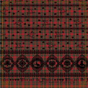 Alice's Cards Lace Tartan Check Pleated Skirt by Alice and the Pirates