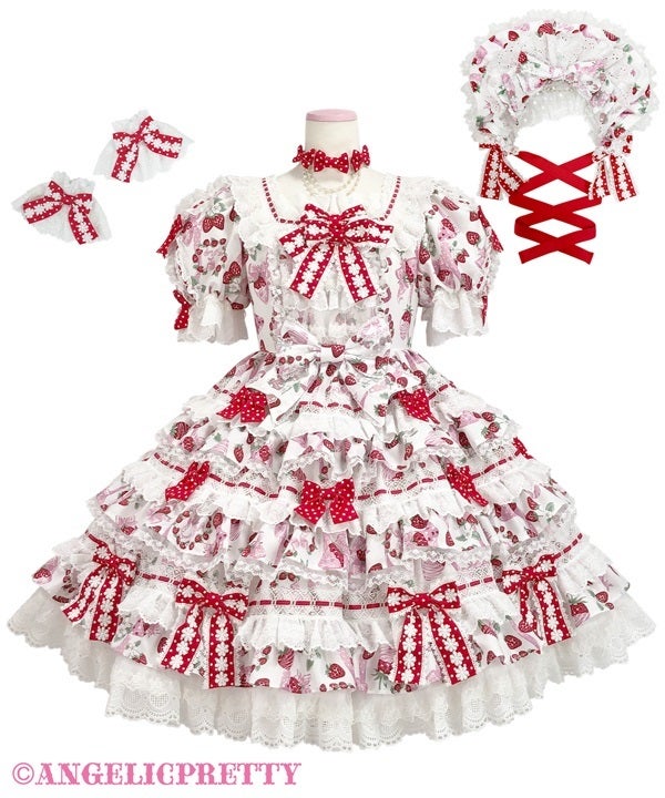 MTO] Dress-up Berry OP set by Angelic Pretty