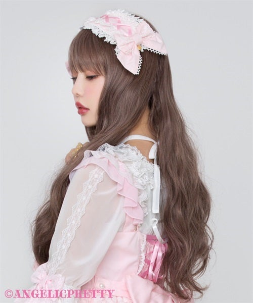 Lace-up Ribbon Doll Headdress by Angelic Pretty