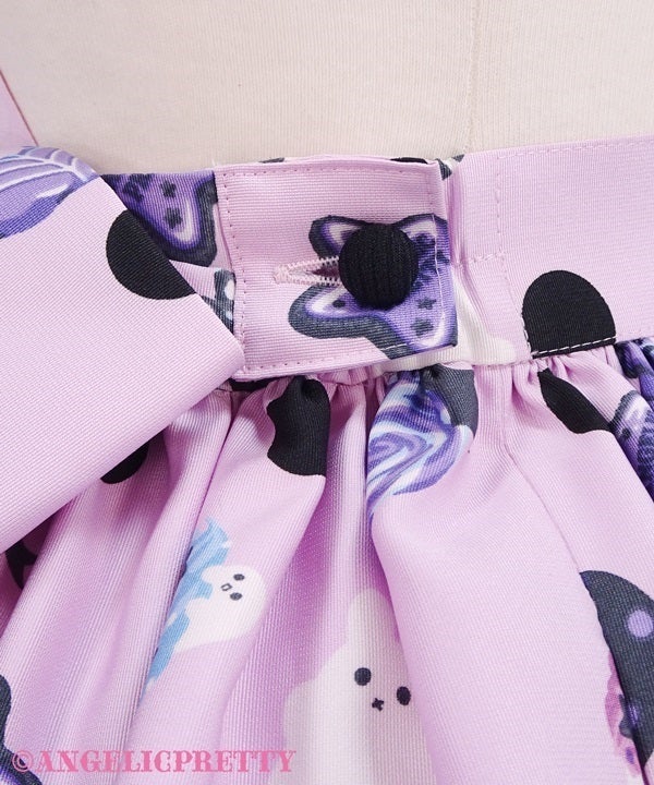 Happy Treat Party Cafe Skirt (2024) by Angelic Pretty
