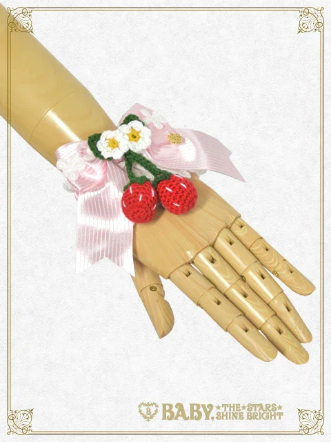 Swinging Strawberry Garden Cuffs by Baby, the Stars Shine Bright