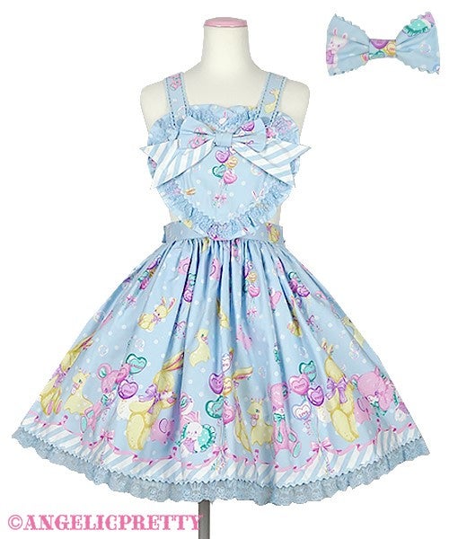 Shinjuku MTO] Toy Fantasy Apron-Style Skirt Set by Angelic Pretty