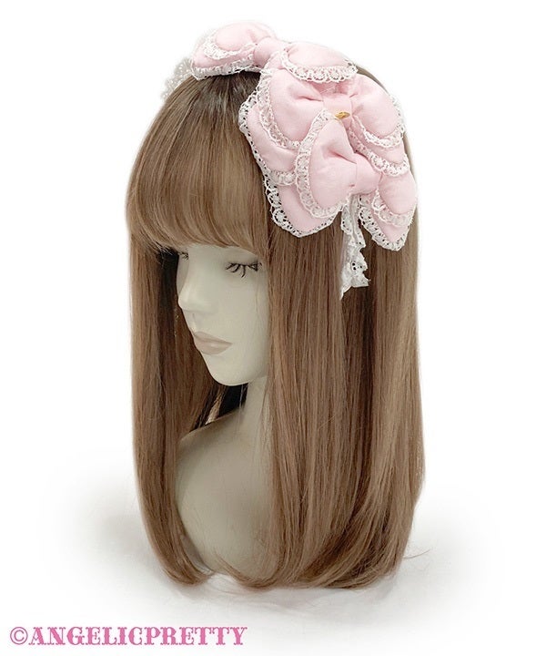 Pukupuku Triple Ribbon Headband by Angelic Pretty