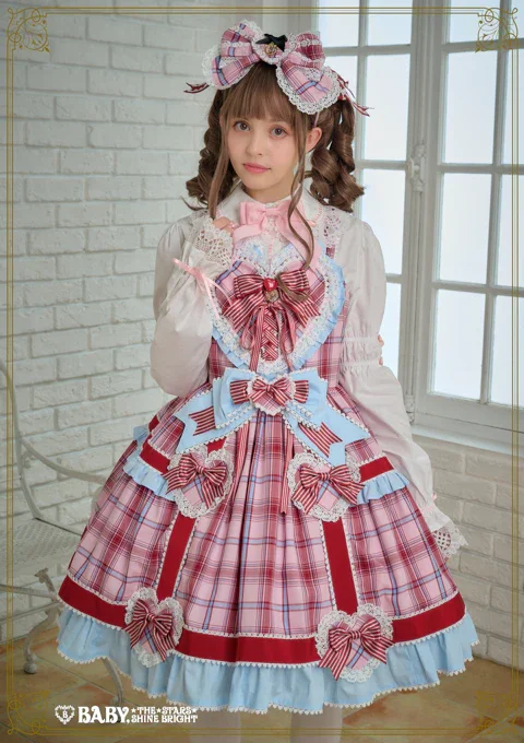 Sweet Wing Tartan Check JSK by Baby, the Stars Shine Bright