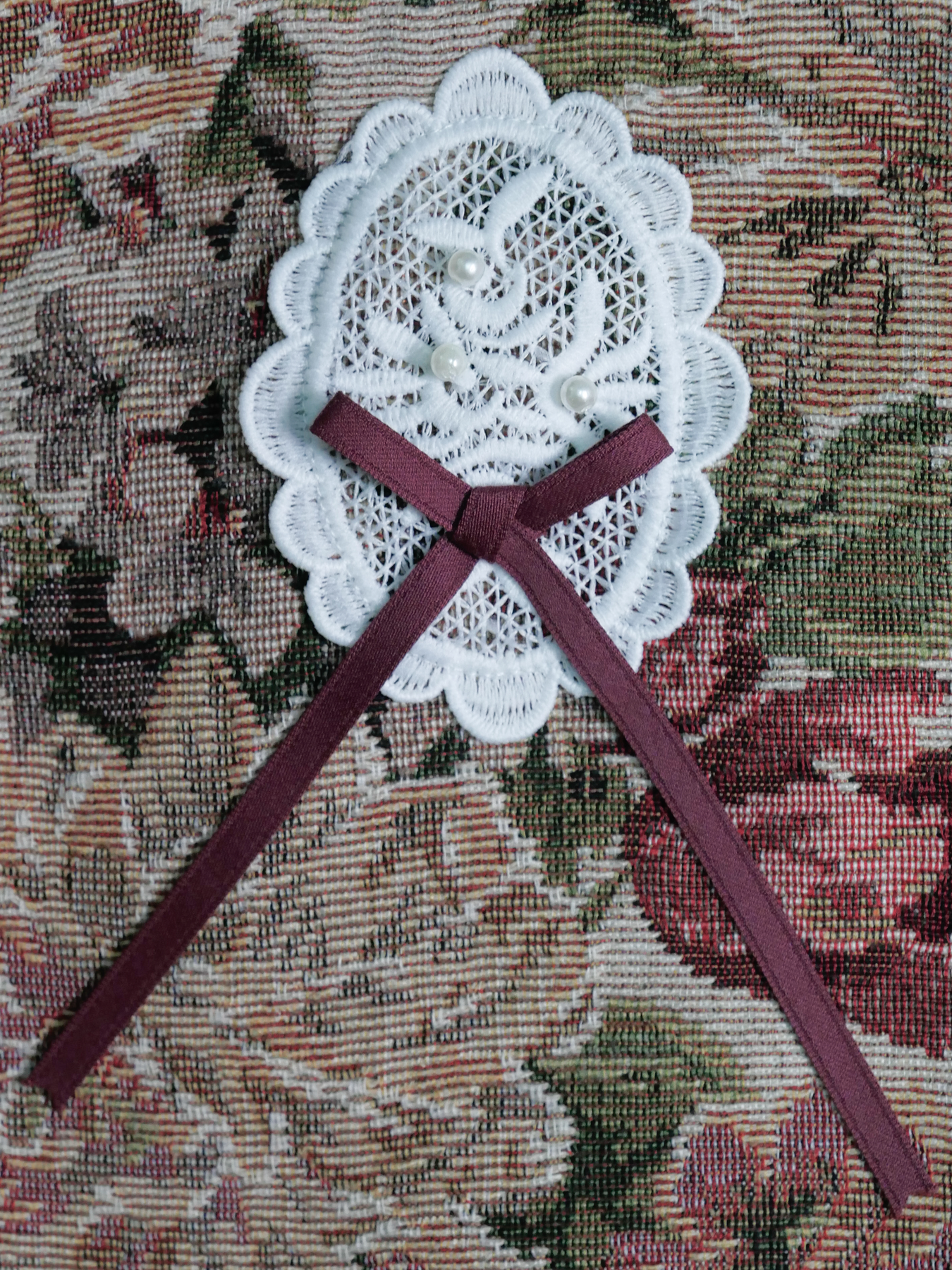Rose Gobelin Tapestry JSK with Cape by Victorian Maiden