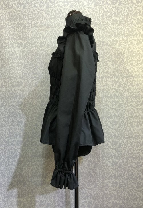Square Shirring Blouse by Atelier Pierrot