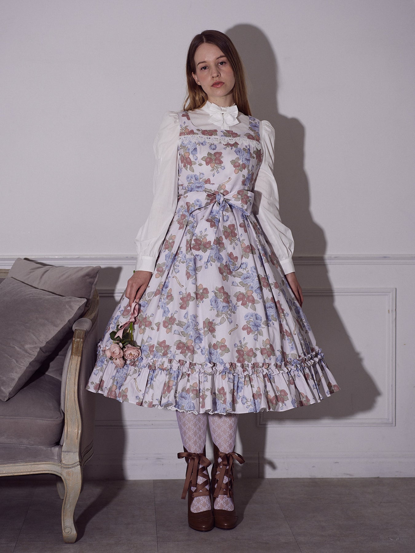 English Berry Ruffle JSK by Victorian Maiden