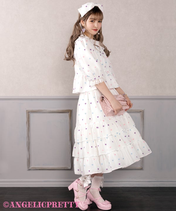 Candy Petit Heart Skirt by Angelic Pretty
