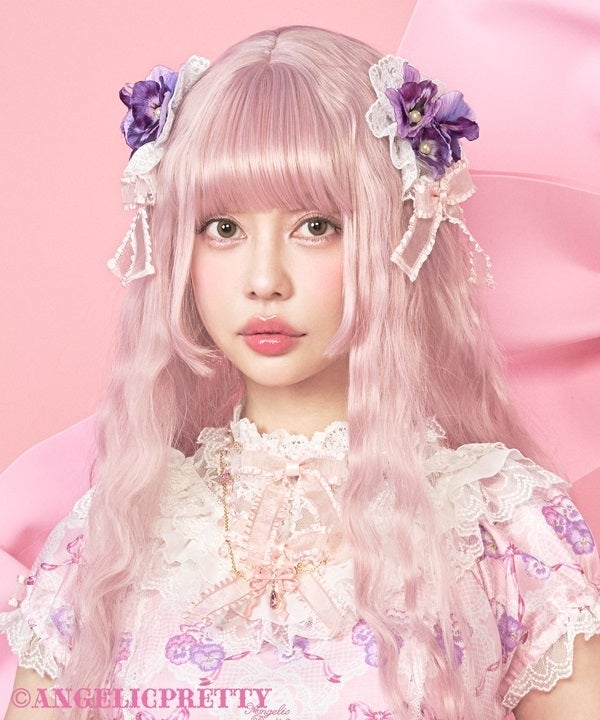 Lacy Pansy クリップ　セット Lacy Pansy Clip Set by Angelic Pretty
