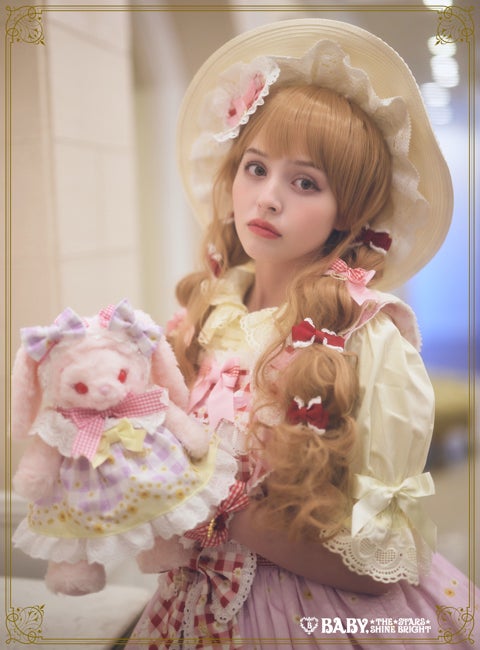 今週末までBee My Sweet Honey柄ジャンパースカート baby 今週末まで