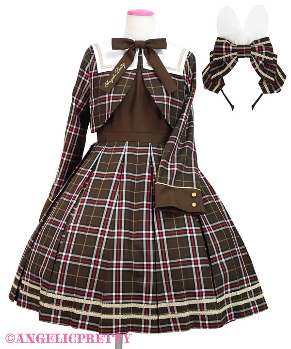 Bunny College Classical OP Set by Angelic Pretty