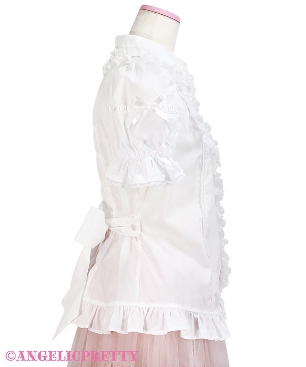 Angelic Pretty 袖取り外し可 編み上げカットソー Dress-up Lace Detachable Sleeves Blouse by Angelic Pretty
