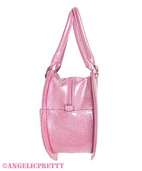 Glitter Love Heart Tote Bag by Angelic Pretty