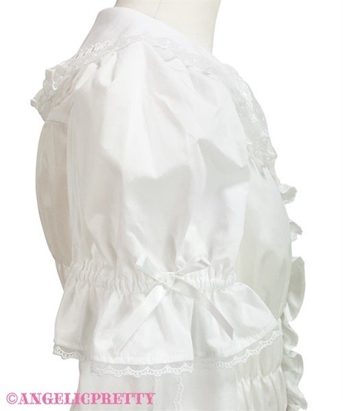 Honey Shirring Sleeve Blouse by Angelic Pretty