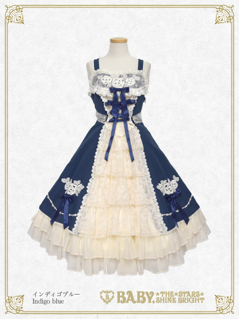 最終SALE☆格安☆イギリス製☆キラキラ輝く美しいライラック　スタンダードドレス Maria Rosa Mistica JSK by Baby, the Stars Shine Bright