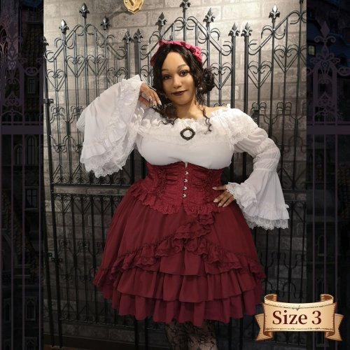 Frill Short Corset (Plus Size) by Atelier Pierrot