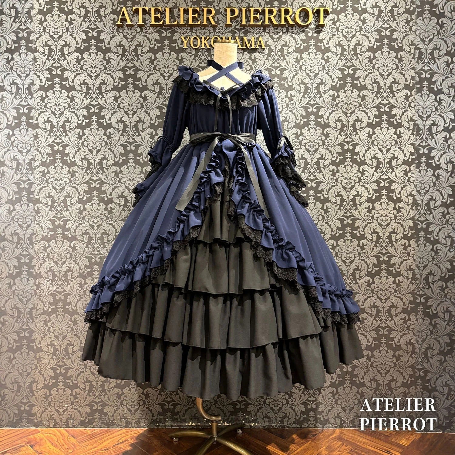 【ATELIER PIERROT】Nocturne Noir Dressブラック Nocturne Noir OP by Atelier Pierrot