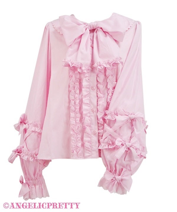 R*u様 angelic pretty Misty Dollブラウス シロ Misty Doll Blouse by Angelic Pretty