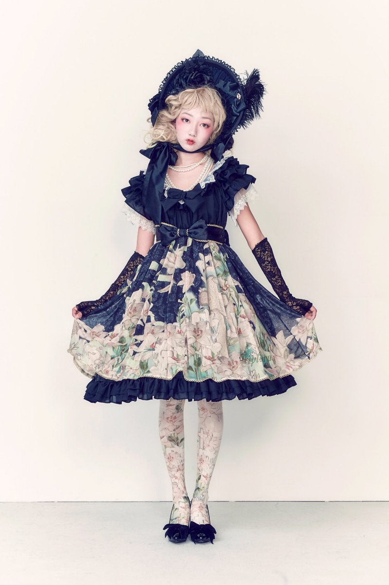 【新品未使用】希少 BILLY DOLL ビリー ゲイドール セーラー 黒髪 Lily Cross Babydoll OP by Triple Fortune