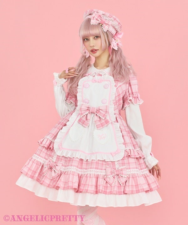 Sugary Tartan Check OP by Angelic Pretty