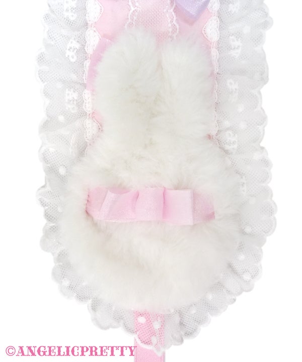 Fluffy Puff Bunny ヘッドドレス　白 Fluffy Puff Bunny Headdress by Angelic Pretty