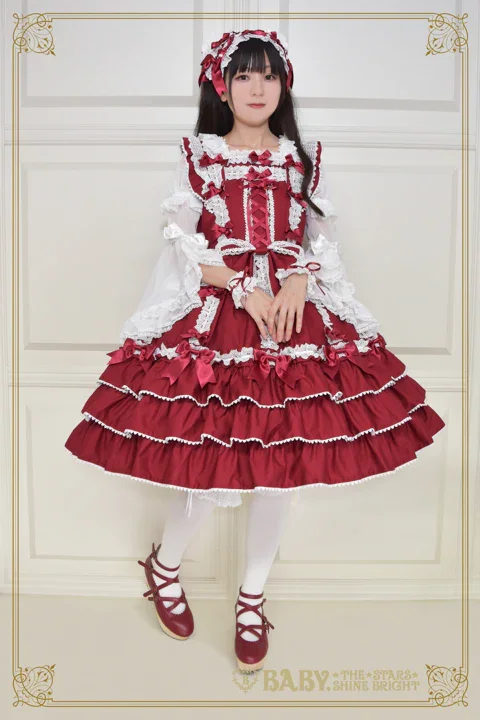 スカート baby Ribbon ribbon blooms JSK Ribbon Ribbon Blooms JSK by Baby, the Stars Shine Bright