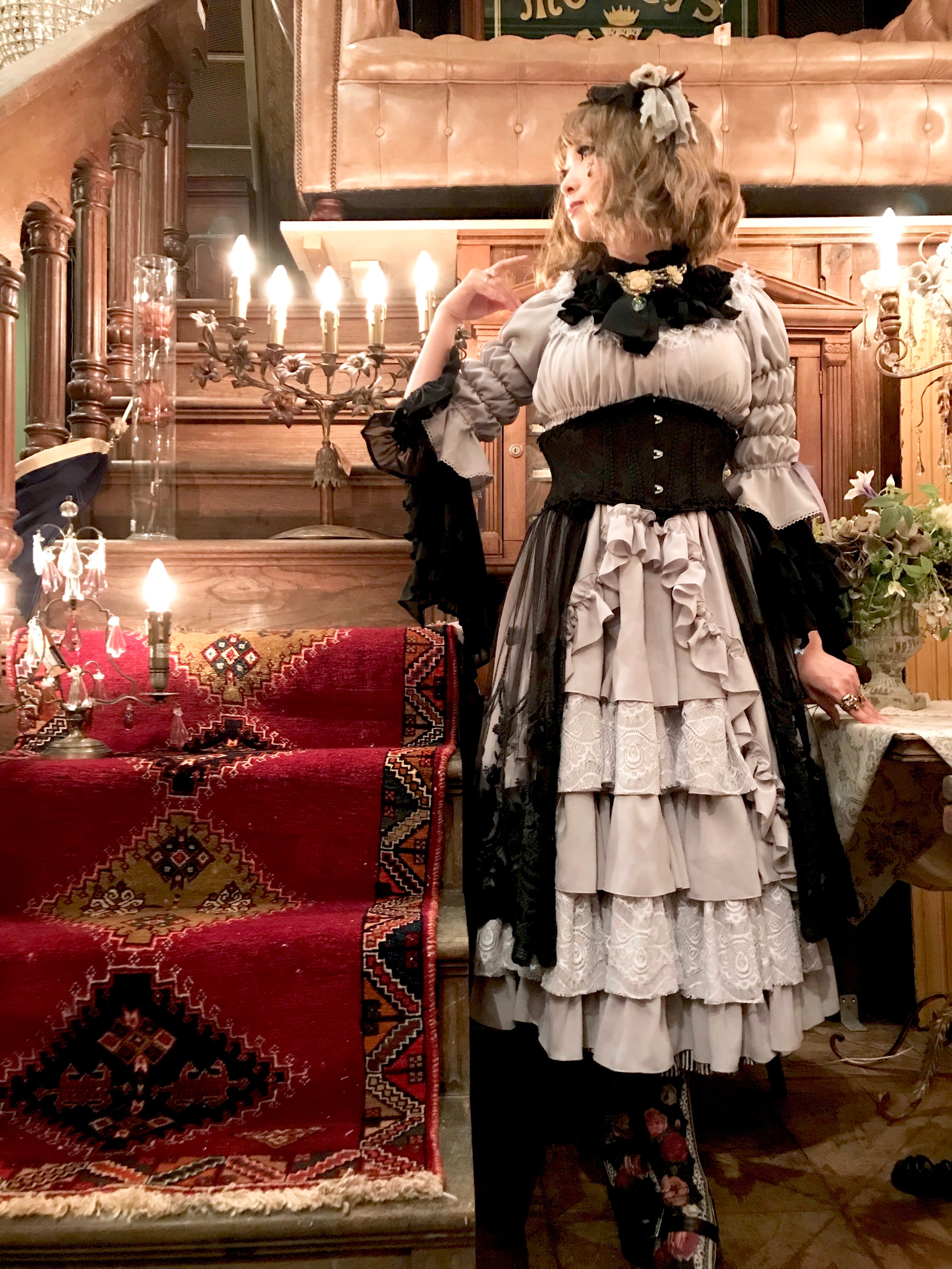 Morun×Muuna Stoik　モランムーナストイック　スカート Morun x Muuna Stoik Overskirt & Cape 2way by Indie Brand