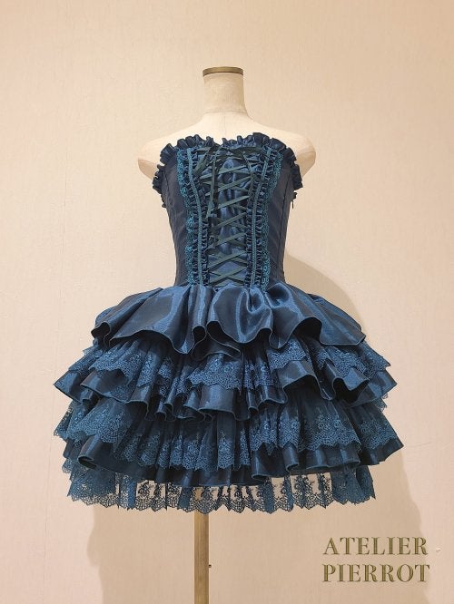 ATELIER PIERROT コルセット ネイビー 紺 ATELIER PIERROT コルセット ネイビー 紺 ATELIER PIERROT コルセット