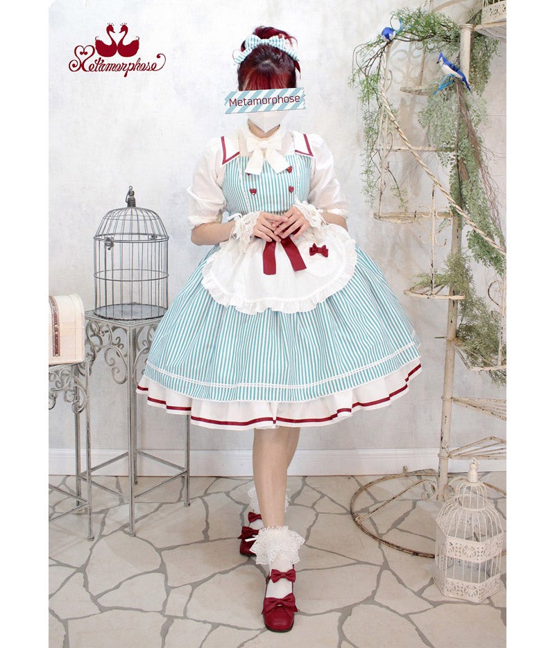 Pop Diner JSK (Stripe) by Metamorphose Temps de Fille