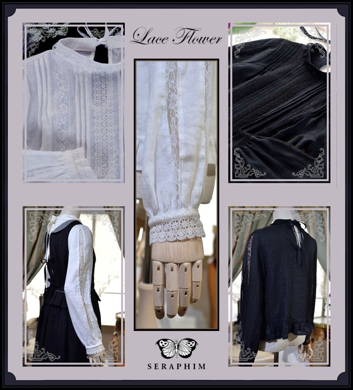 Seraphim セラフィム　エリザのブラウス Seraphim - Lace Flower Blouse by Indie Brand