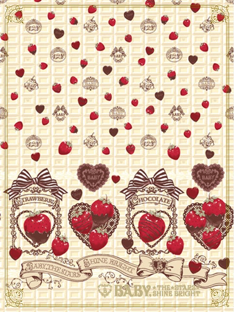 Strawberry Loves Chocolate Head Bow by Baby, the Stars Shine Bright