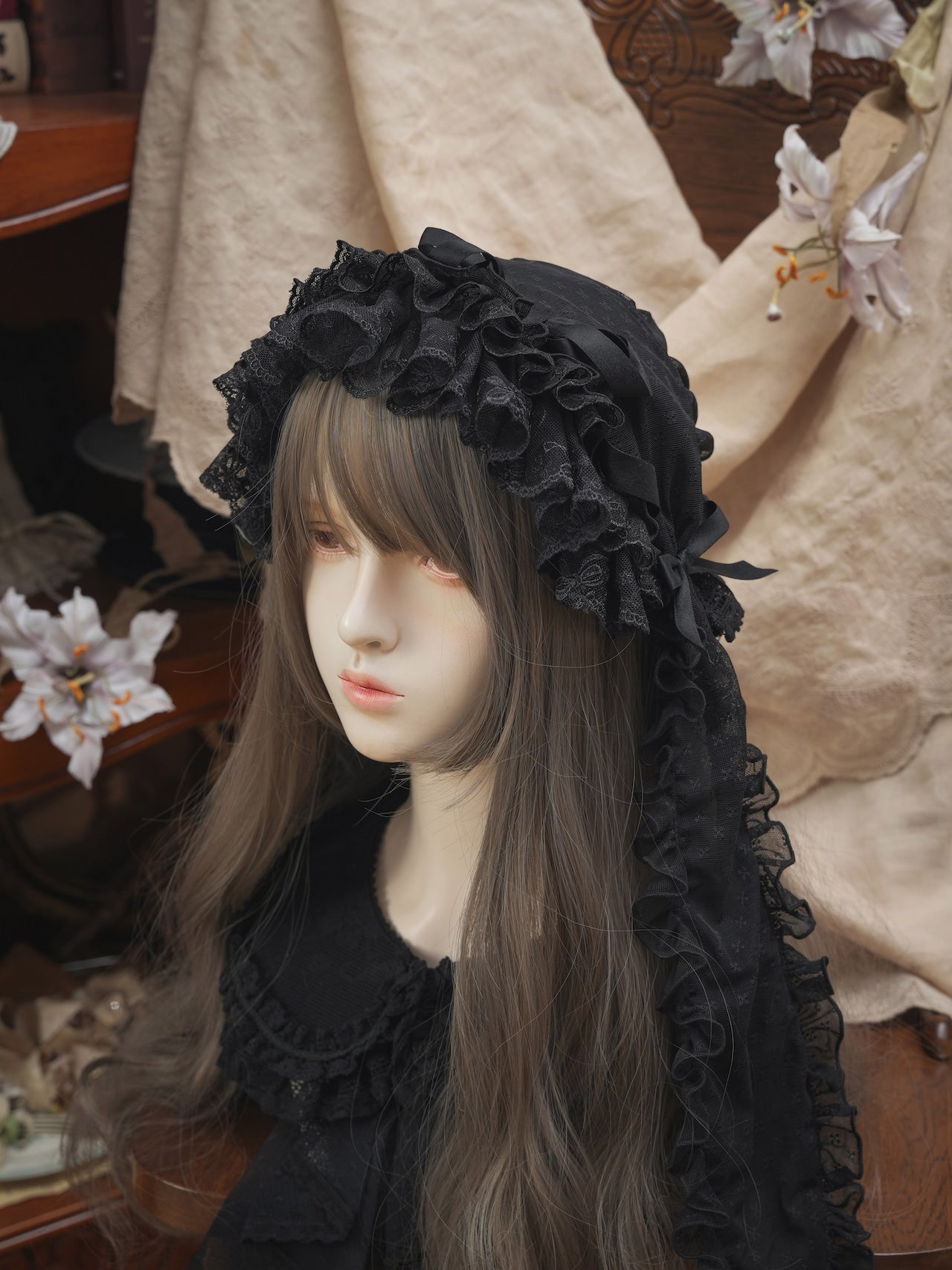 Hoshibako Works ~ Summer Alice Soft Bonnet by Chinese Indie Brand