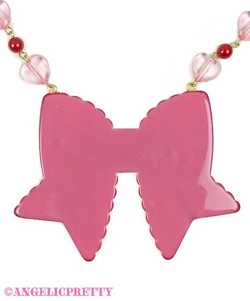 Glitter Ribbon Necklace by Angelic Pretty