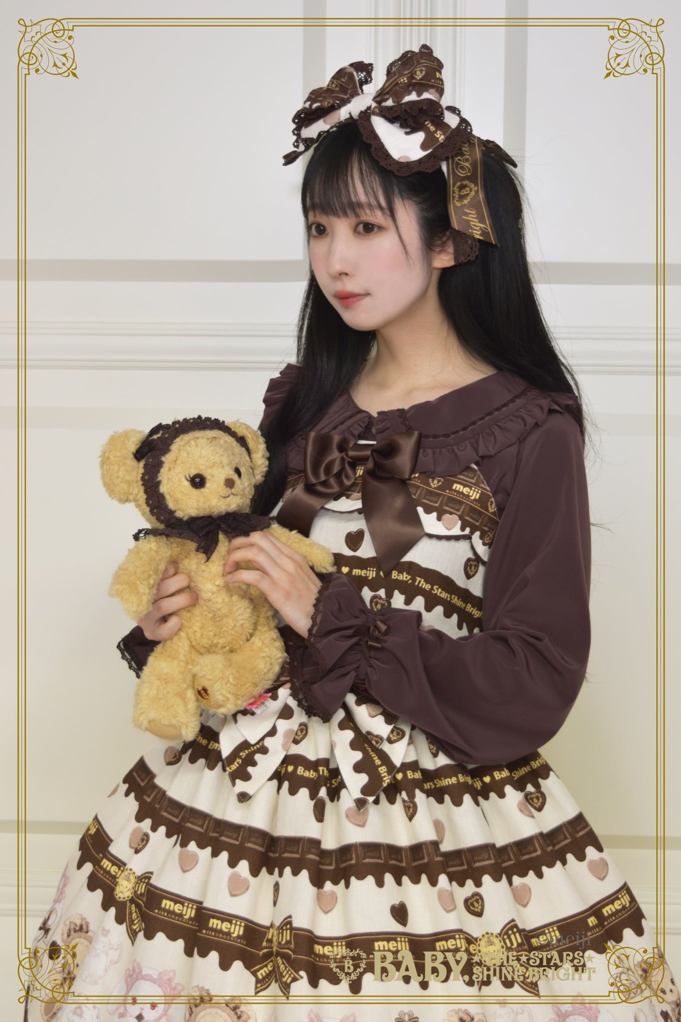 Meiji Milk Chocolate ♡ Kumya Head Bow by Baby, the Stars Shine Bright