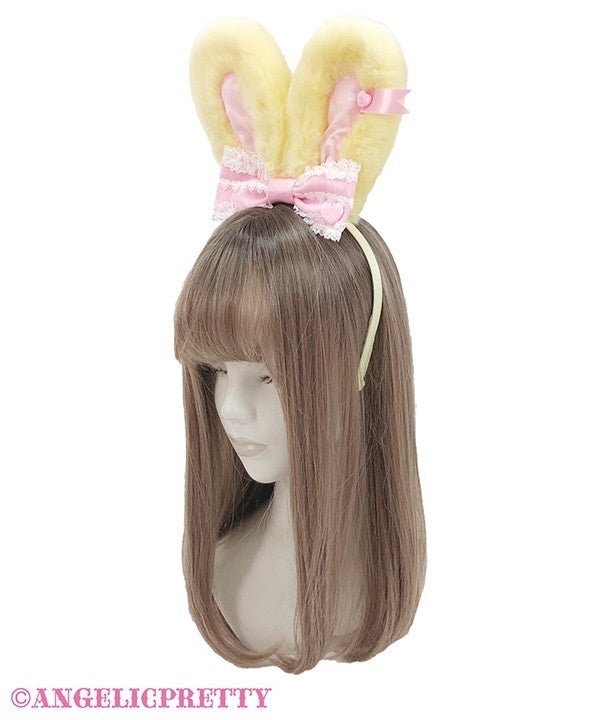 Angelic Pretty♡リリカルバニーヘッドドレス♡美品♡レア Heart Lyrical Bunny Headband by Angelic Pretty