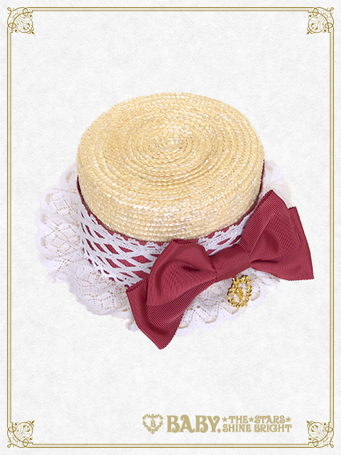 My Sweet Baby Straw Mini Hat by Baby, the Stars Shine Bright
