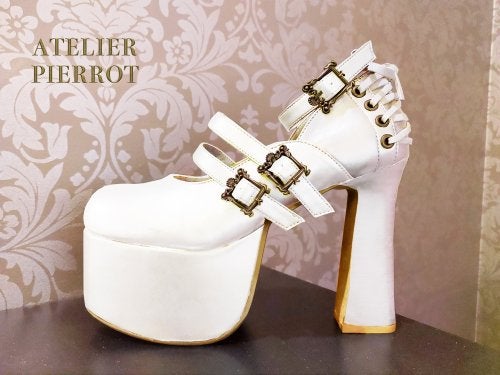 アトリエピエロ　ANTIQUE GOLDFRAME PUMPS Antique Gold Frame Pumps by Atelier Pierrot