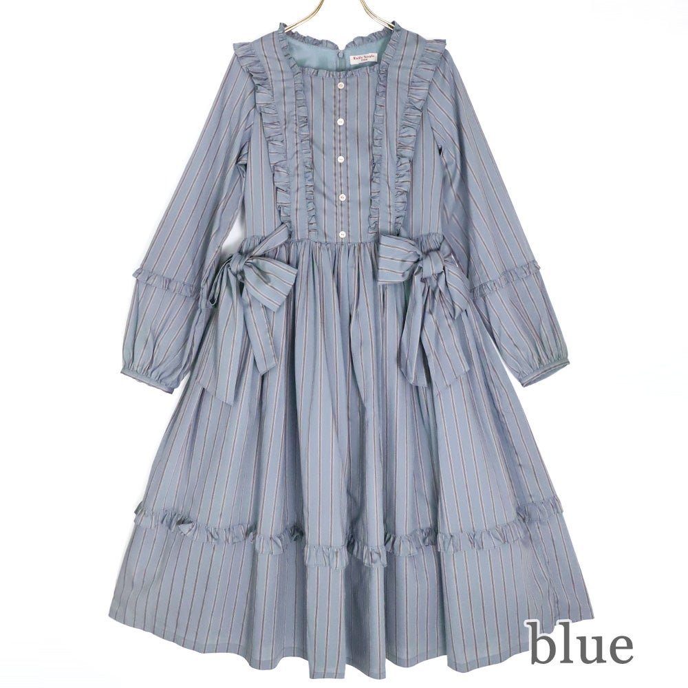 Emily Temple cute　サイドリボンワンピース　ブルー Side Ribbon OP by Emily Temple Cute